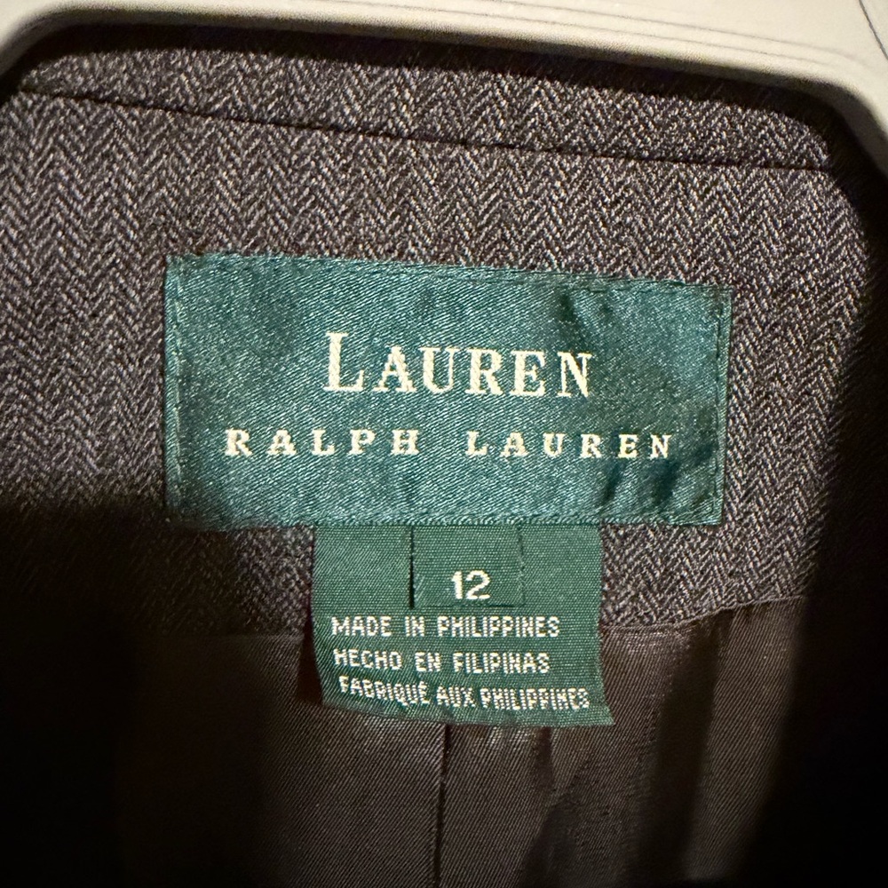Ralph Lauren Women's Wool Blend Blazer Jacket Size 12 Professional‎ Business - Picture 3 of 6